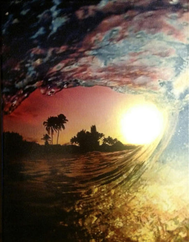Wave in the Sunrise Canvas