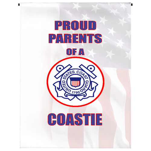 Proud Parents of U.S. Coastie Garden Flag - Incredible Keepsakes