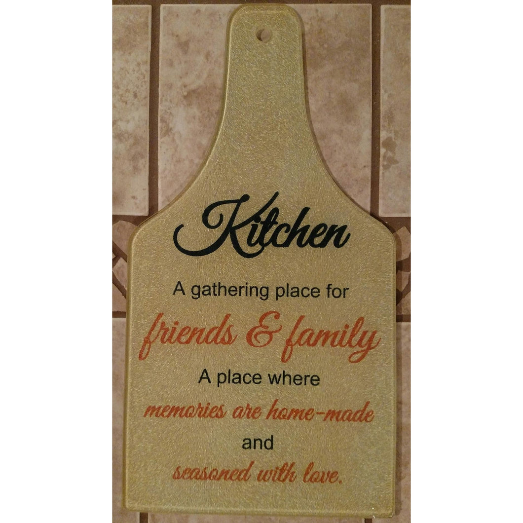 Kitchen Friends & Family Cutting Board - Incredible Keepsakes