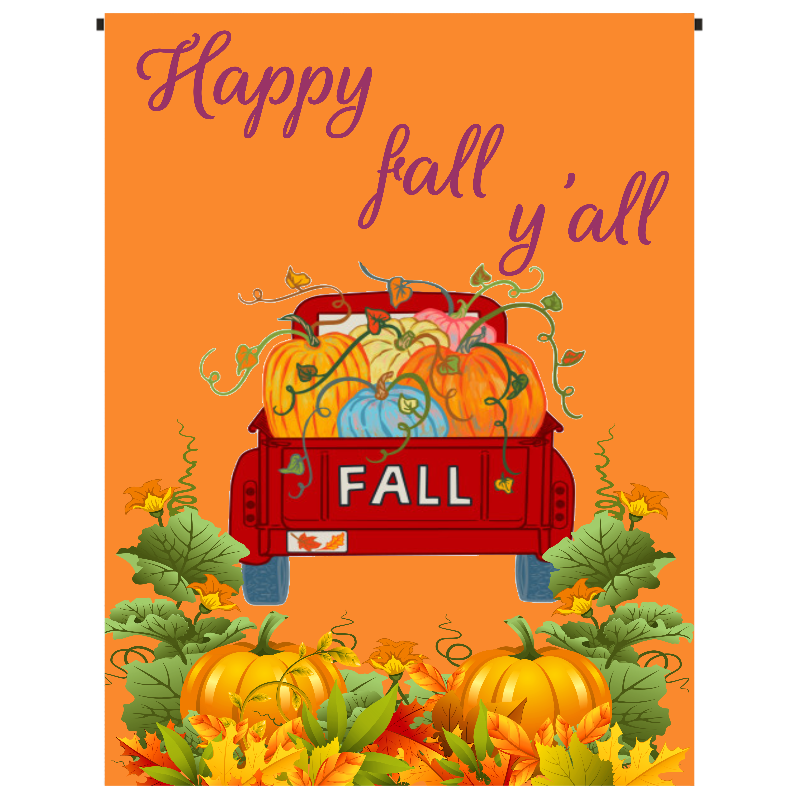 Happy Fall y'all Garden Flag - Incredible Keepsakes