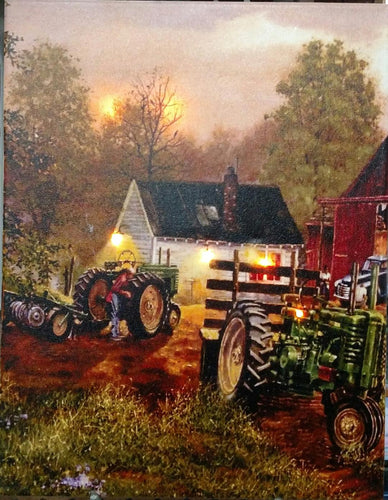 Dawn on the Farm Canvas