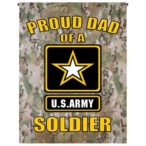 Proud Dad of U.S. Army Soldier Garden Flag - Incredible Keepsakes