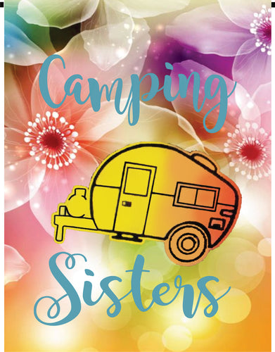 Camping Sisters Garden Flag