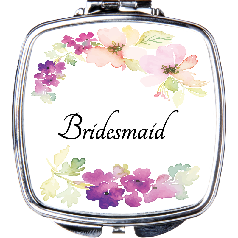 Bridesmaid Compact Mirror - Incredible Keepsakes