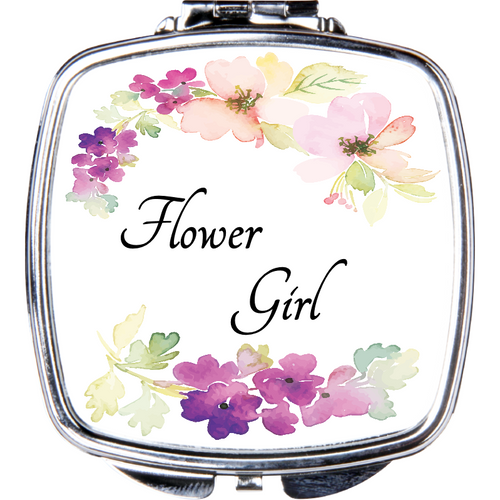 Flower Girl Compact Mirror - Incredible Keepsakes