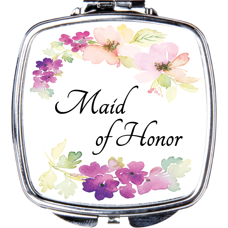 Maid of Honor Compact Mirror - Incredible Keepsakes