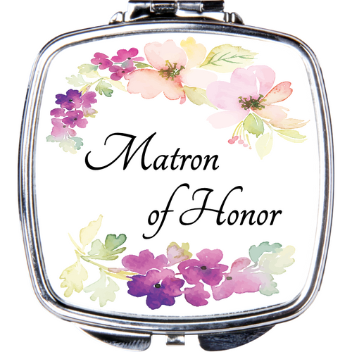 Matron of Honor Compact Mirror - Incredible Keepsakes