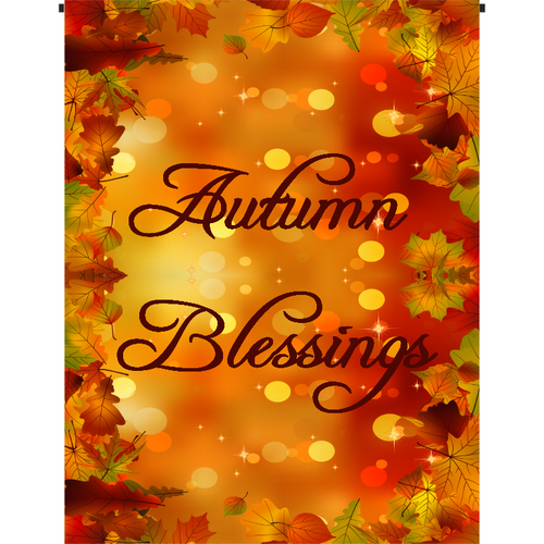 Autumn Blessings Garden Flag - Incredible Keepsakes