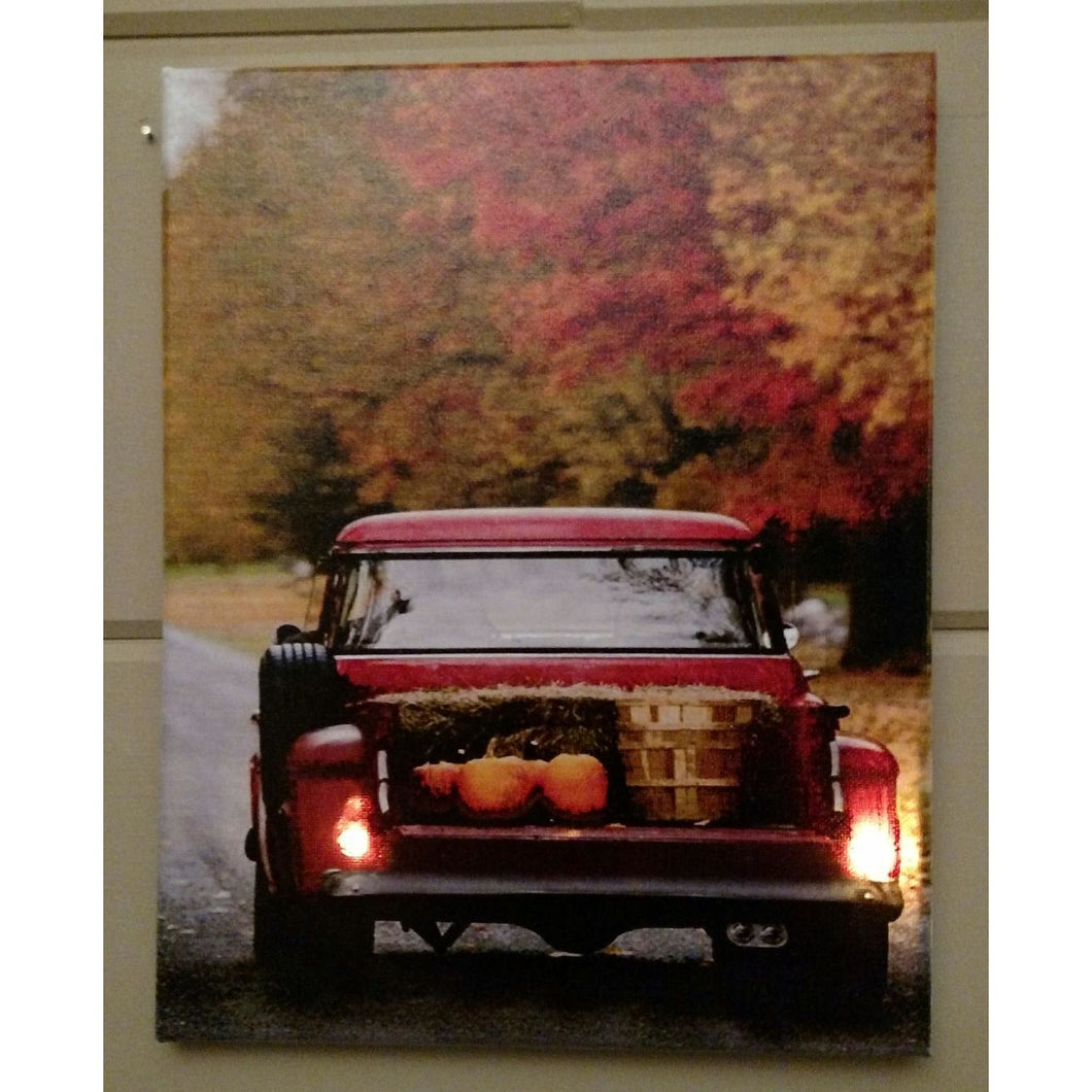 Pumpkin Truck Canvas - Incredible Keepsakes