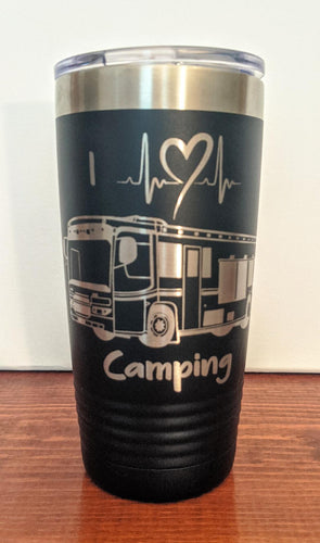 I Heart Camping Tumbler-RV