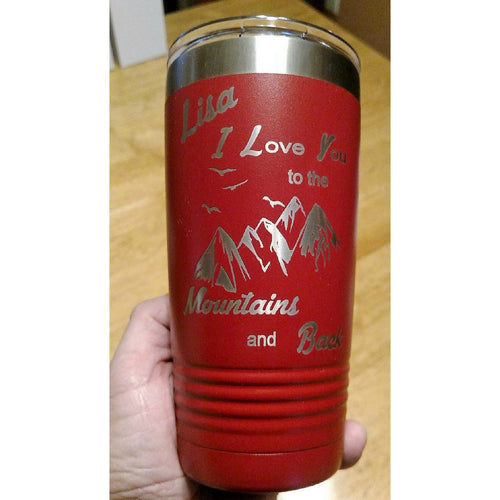 To the Mountains and Back Tumbler - Incredible Keepsakes