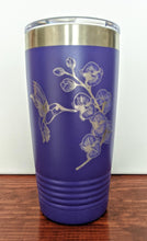 Humming Bird and Orchid Tumbler