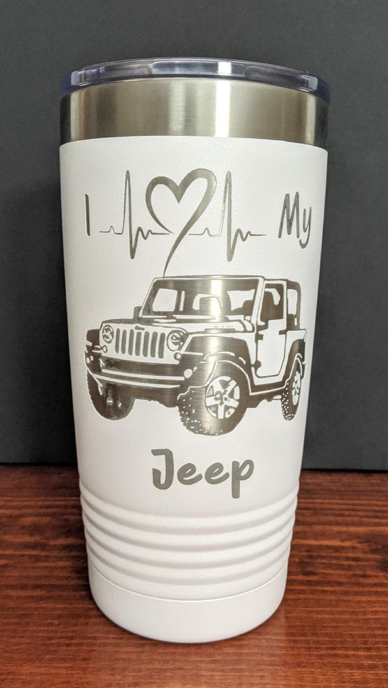 I Heart My Jeep Tumbler– IK - Incredible Keepsakes
