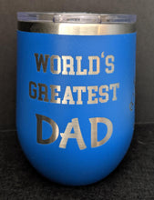 World's Greatest Dad Stemless Wine Glass