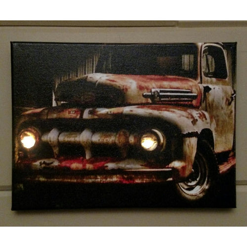 Rusty Old Truck Canvas - Incredible Keepsakes