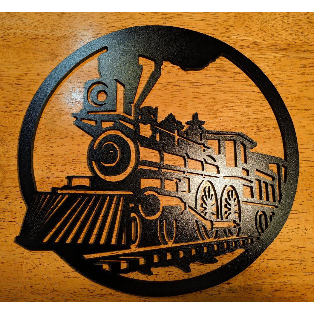 Train Wood Wall Art - Incredible Keepsakes