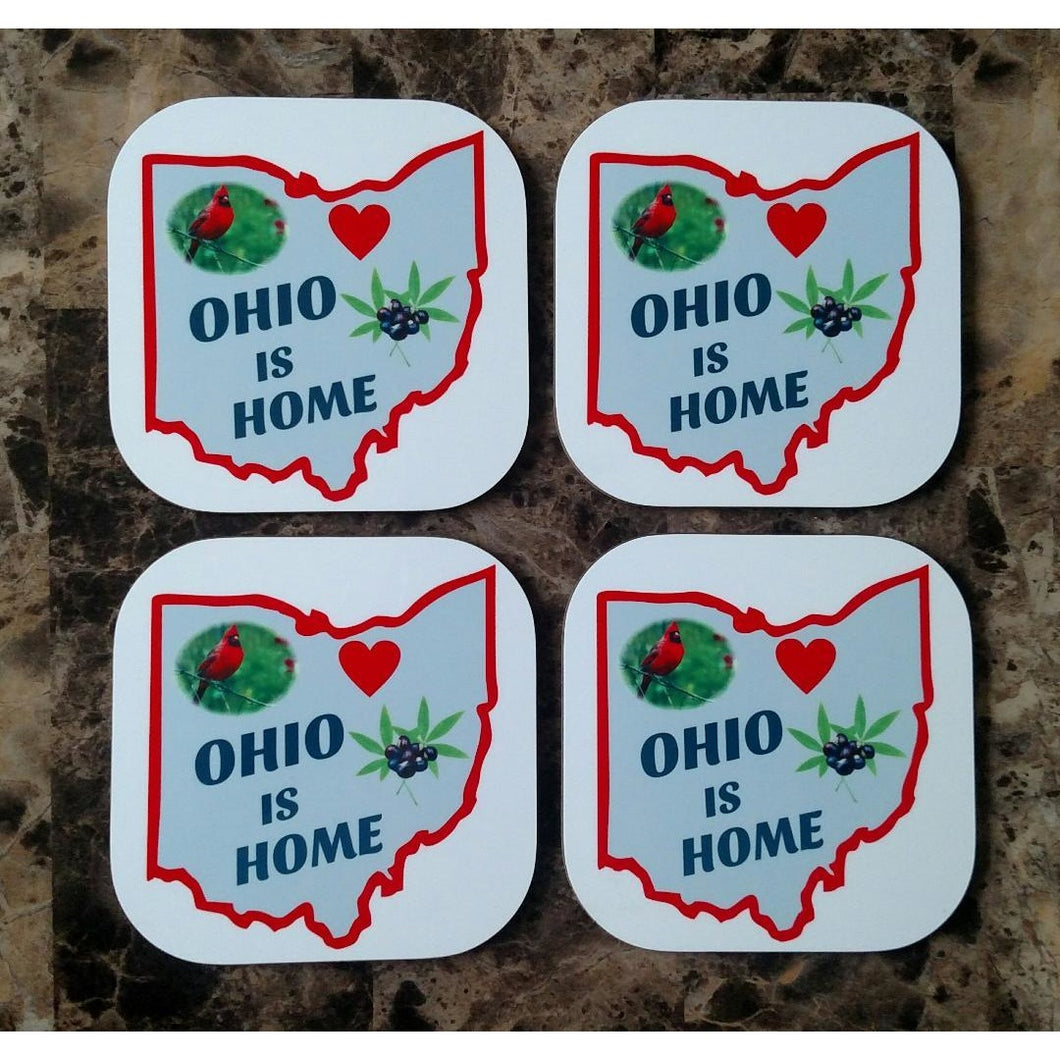 Ohio is Home Coasters - Incredible Keepsakes