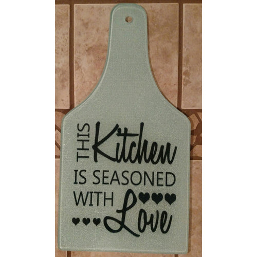 Kitchen Seasoned with Love Cutting Board - Incredible Keepsakes
