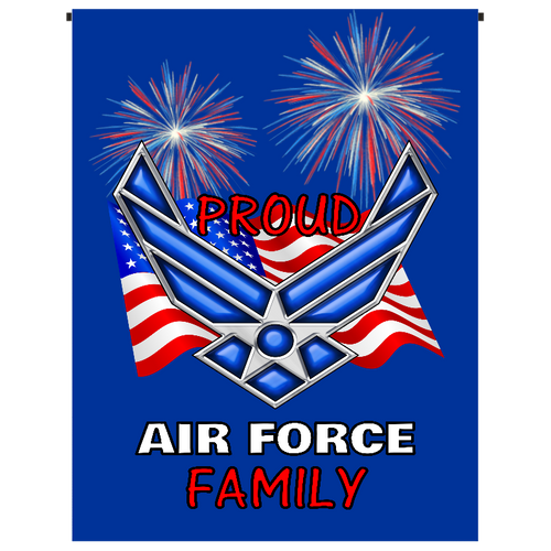 Proud Air Force Family Garden Flag - Incredible Keepsakes
