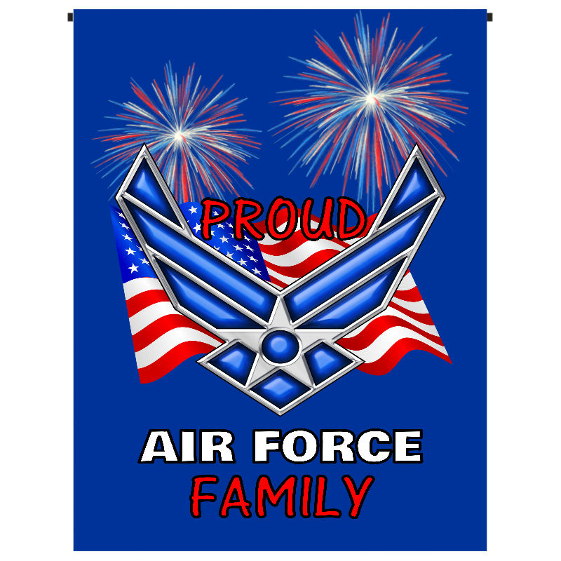 Proud Air Force Family Garden Flag - Incredible Keepsakes