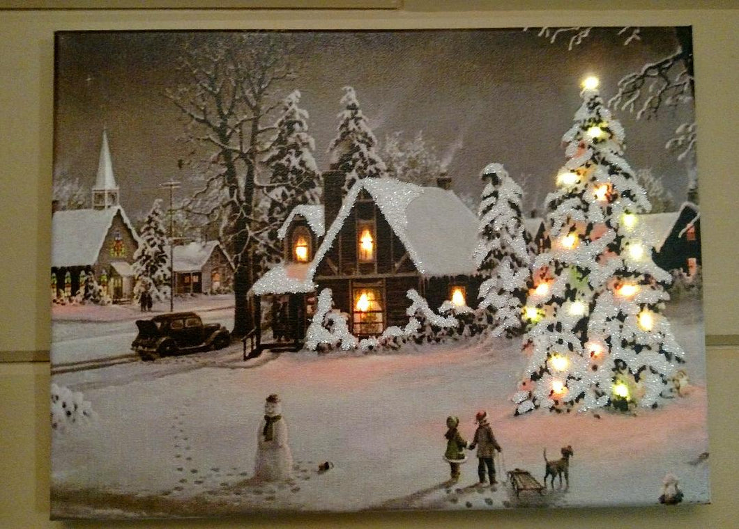 The Amazing Christmas Tree Canvas